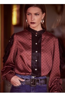 Ruffled blouse