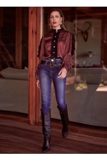 Ruffled blouse