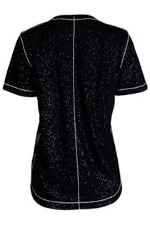 Camiseta con costuras en contraste