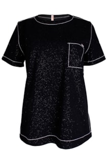 Camiseta con costuras en contraste