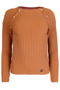 Camisola de tricot com botões