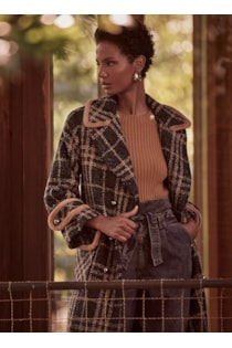 Camisola de tricot com botões