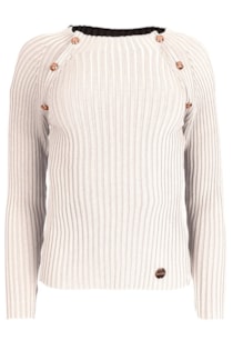 Camisola de tricot com botões