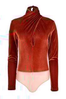 Turtleneck bodysuit