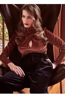 Turtleneck bodysuit