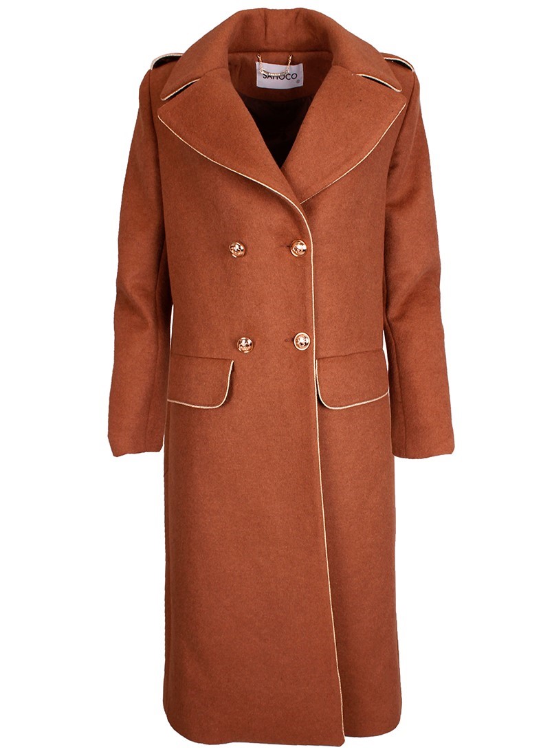 Long coat with pockets