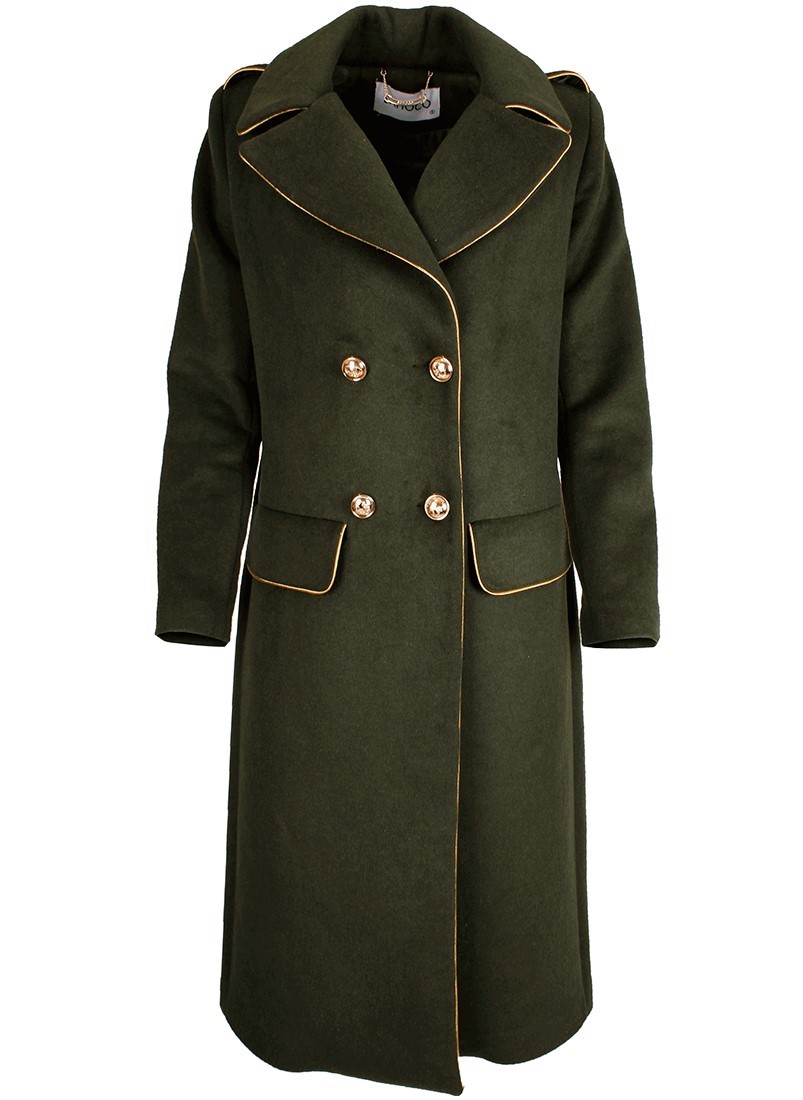 Long coat with pockets