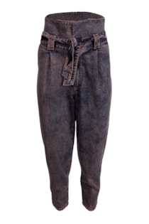 Pantalones bolsa de papel con pinzas