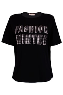 T-shirt with sequins