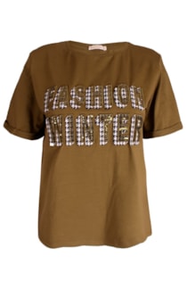 T-shirt with sequins