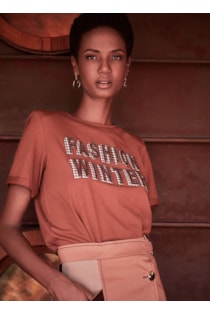 Camiseta con lentejuelas