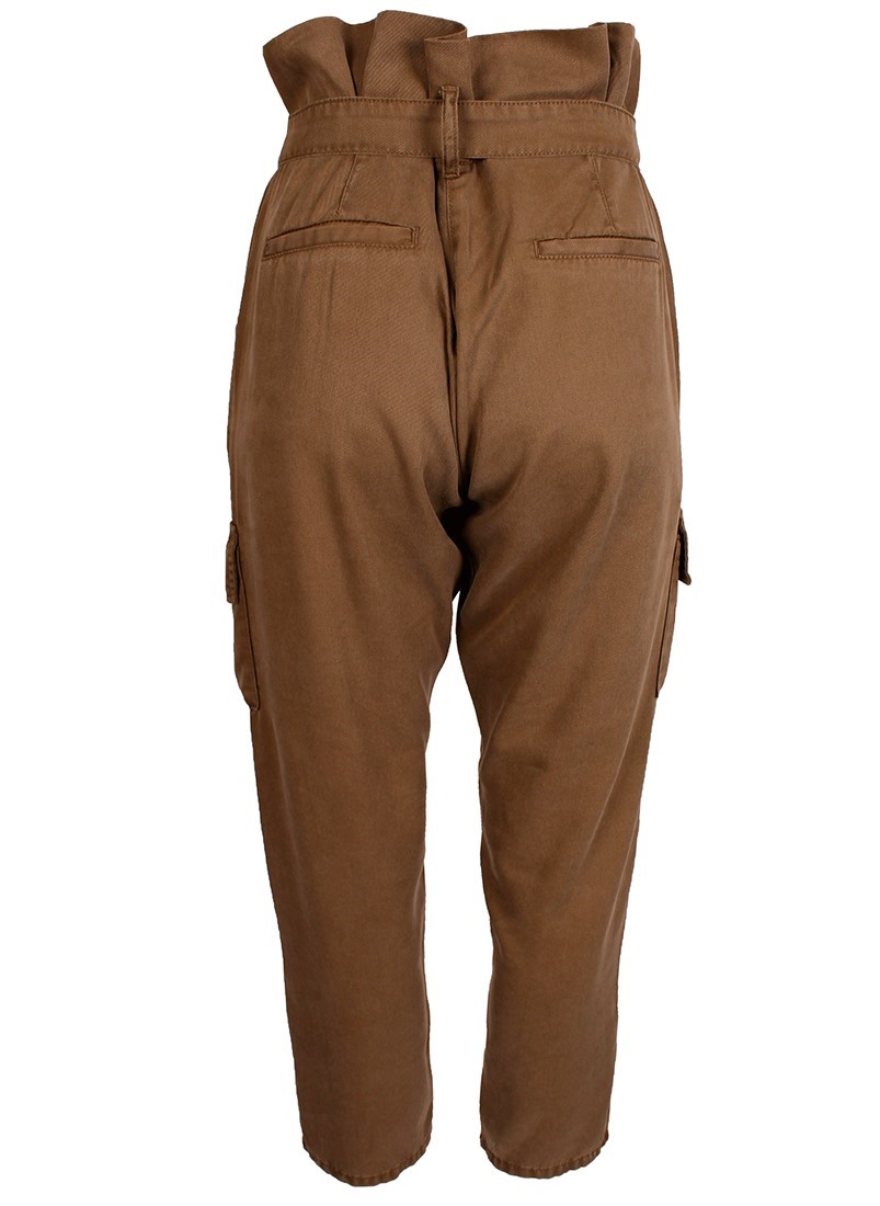 Pantalones cargo cintura bolsa de papel