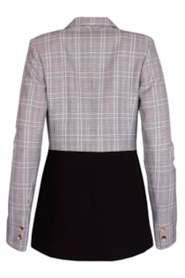 Black and checkered blazer